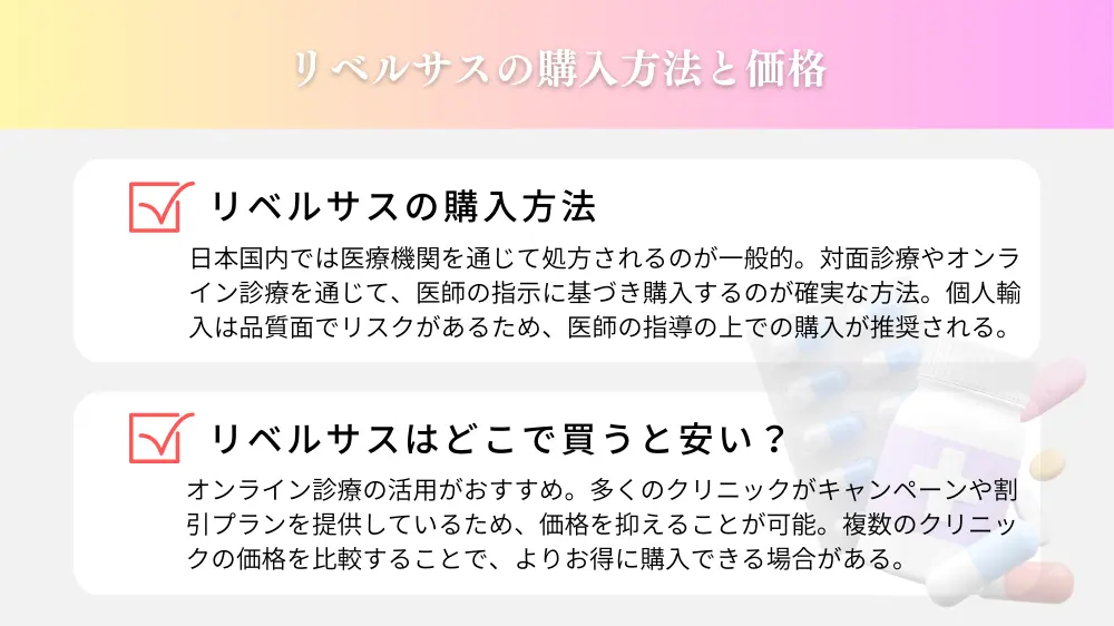 リベルサスの購入方法と注意すべきポイント